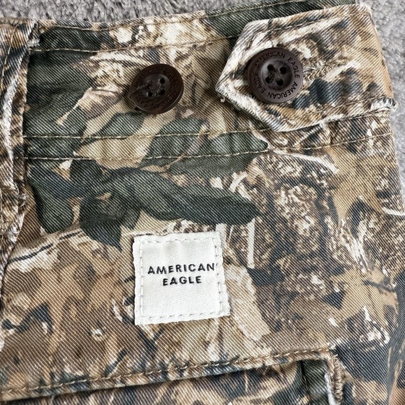 American Eagle Camo Cargo Pants Mens 30x30 Flex Stretch Hunting Tactical Outdoor - Picture 10 of 12